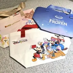 お正月セール【新品】 香港ディズニー ミッキーダッフィアナ雪 3点セット