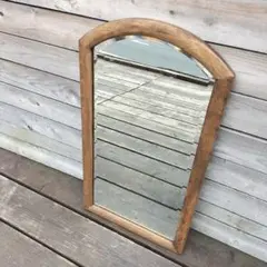 M♦北欧ヴィンテージ ウォールミラー アーチミラー