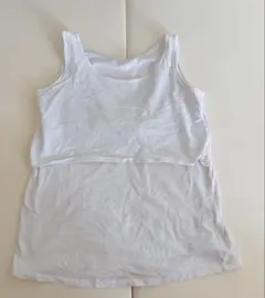 ホワイト授乳服 コットン素材