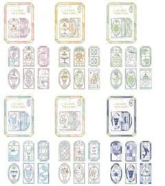 【正規品】 クーリア グラスパーラー スタンドグラス シール 36枚 コンプ