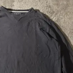 ダークネイビー Vネック トレーナー