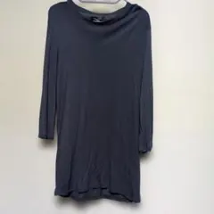 ZARA 七分袖 カットソー グレー M