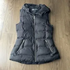 ZARA 美品　ダウンベスト　ダウンジャケット　Mサイズ　ブラック