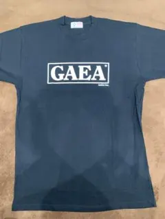 未使用・当時物】GAEA JAPAN ロゴ Tシャツ AAAW 黒 L相当 - メルカリ