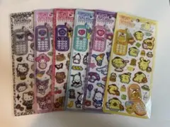 平成はっぴーフォン　新柄サンリオコンプリートセット　6点セット