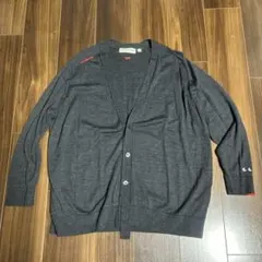 ANYA HINDMARCH UNIQLOダークグレー カーディガン