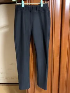 レディース　ウエスト総ゴム　カジュアルパンツ　ブラック　無印良品