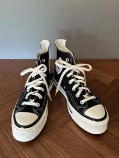 【新品未使用】Converse チャックテイラー　ブラック　刺繍あり