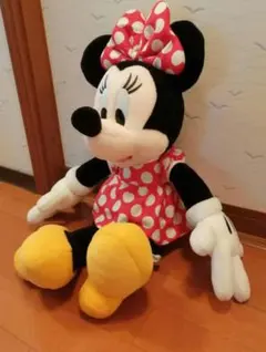ＧＷ割引　【美品】ミニーマウス ぬいぐるみ　大　約７０ｃｍ