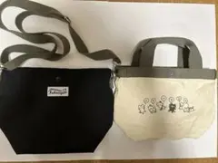 ねこが可愛い♪ショルダーバッグとミニトート　セット