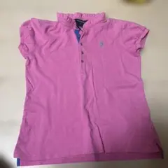 Ralph Lauren ピンク ポロシャツ Lサイズ