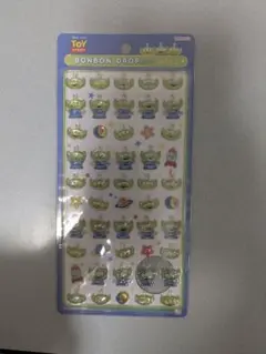 【正規品】ディズニー　トイストーリー ボンボンドロップシール　リトルグリーンメン