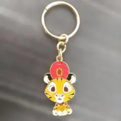 ディズニー チャンドゥ 首振り キーホルダー　アラジン シンドバッド ゴールド