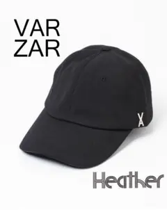 〈 新品 〉VARZAR バザール ヘザー StudBallCap ブラック 黒のサムネイル
