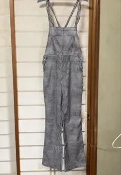 美品　NICE CLAUPベルボトムオーバーオール