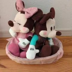 ミッキー＆ミニー　ペアぬいぐるみ