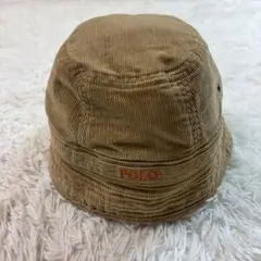 希少✨️90s美品 ラルフローレン コーデュロイ バケットハット ベージュ