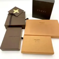 【空箱】LOUIS VUITTON & GUCCI ギフトボックス 5点セット
