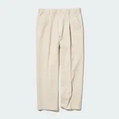 ユニクロ　タックワイドパンツコーデュロイ　UNIQLO