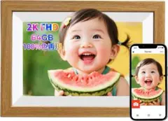 FHD1920×1280 64GB内蔵 デジタルフォトフレーム 2025新登場
