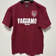 FAGiANO Okayama バーガンディ Tシャツ 12番Mサイズ263番