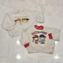 PATTY & JIMMY トレーナー 2枚セット　futafuta 95サイズ