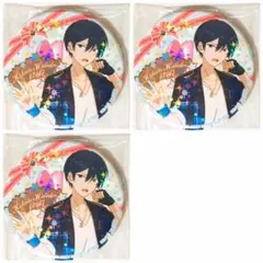 新品★あんスタ★Trickstar【氷鷹北斗】バースデー★缶バッジ★3点セット