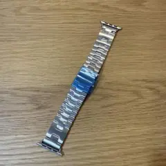 Apple Watch用シルバー Hステンレス ベルト アップルウォッチ