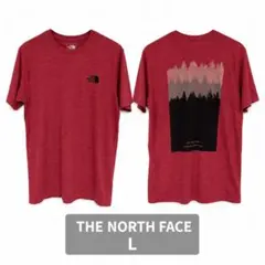 n*e様 THE NORTH FACE ノースフェイス 半袖Tシャツ L 赤 森