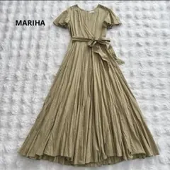 極美品✨白タグ】MaxMara プリーツワンピース ベルト付 茶 - メルカリ