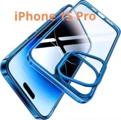 TORRAS iPhone 15 Pro 用 ケース 6.1インチブルー