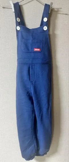ANAP KIDS 110cm サロペット　青 黄色