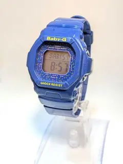 【電池交換済】CASIO Baby-G デジタル腕時計 青 BG-5600GL