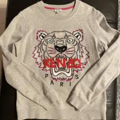KENZO トラ刺繍 グレー スウェット Mのサムネイル