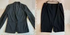 BANANA REPUBlC黒スカートスーツ（ツーピース）のサムネイル