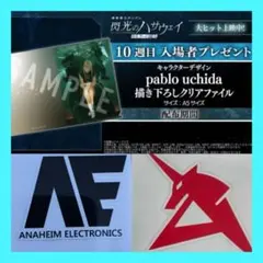 ◆ガンダム 閃光のハサウェイ キルケーの魔女 10週 入場者特典 ステッカー２種