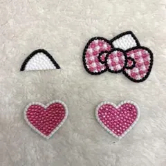 デコうちわ パーツ 猫耳　ピンク