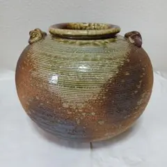 希少 深川製磁 緑釉瓜花瓶 絶版