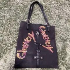 Givenchy ブラック トートバッグ グラフィックプリント　当時物