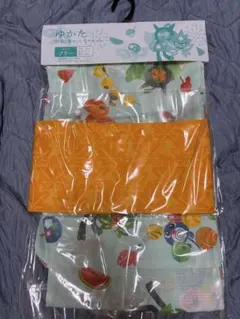 ポケモンセンター 浴衣と帯セット なつまつり フリーサイズ 着物