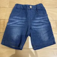 ムージョンジョン 100サイズ　デニムブルー 半ズボン