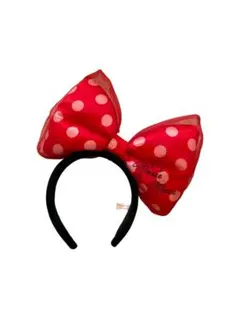 ミニーマウス風 リボンカチューシャ