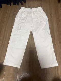 ホワイト イージーパンツ ワイドパンツ