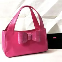 ［極美品］☆MARC JACOBS ☆ ハンドバッグ ピンク チャーム ミラー付 極美品］☆MARC JACOBS ☆ ハンドバッグ ピンク チャーム ミラー付