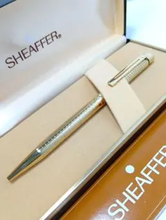 PE761□SHEAFFER クリップノック式 ボールペン スターリングシルバー