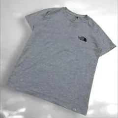 THE NORTH FACE ザノースフェイス　半袖Tシャツ　グレー無地S（D1
