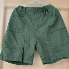 UNIQLO 半ズボン 130 オリーブグリーン