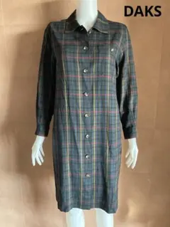 DAKS チェックワンピース