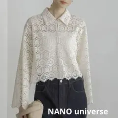 NANO universe レースシャツ ナノユニバース