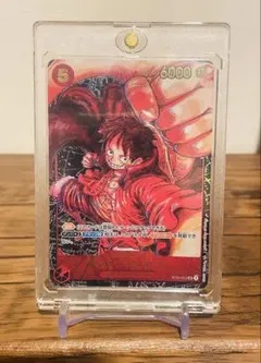 モンキー・D・ルフィ SR パラレル ST01-012　尾田先生書き下ろし